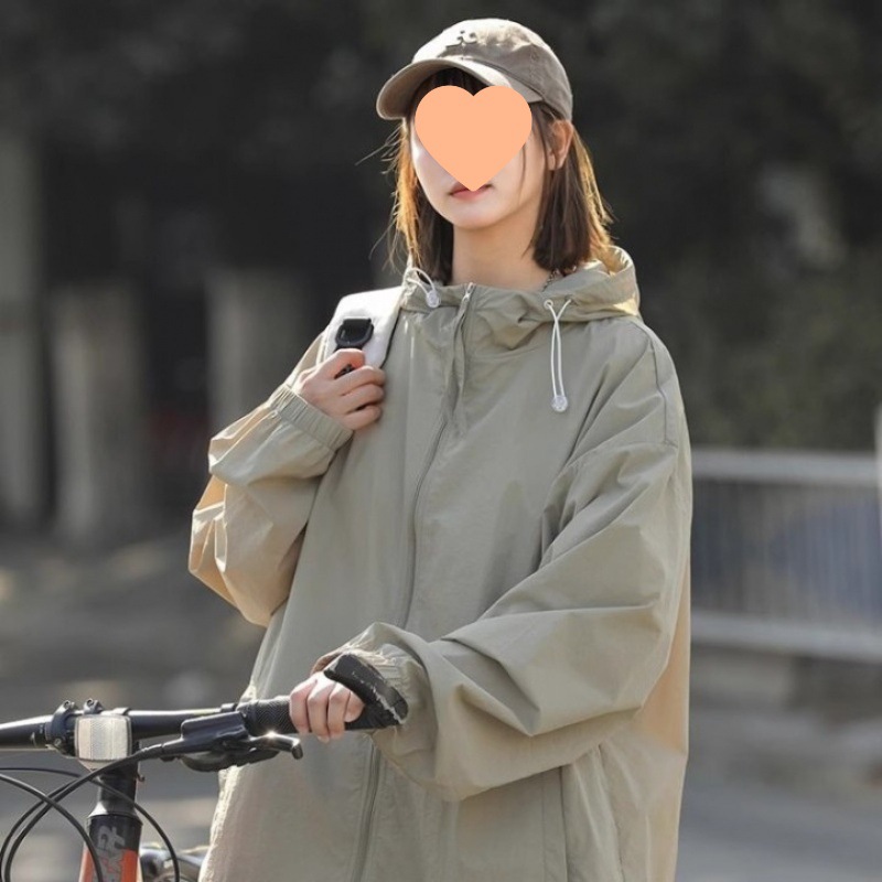 Outdoor Ice Silk Lightweight Hooded Sun Protection Clothing for Men Summer Fishing Anti-Mosquito Uv Breathable Sun Protection Clothing Jacket