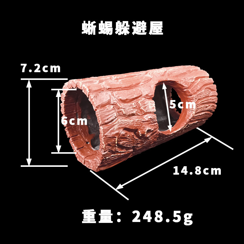 Decoración de paisajismo de micro paisaje, artesanía en resina, hámster, mascota trepadora, lagarto, esquivar agujeros de árboles artificiales, escenario puntual