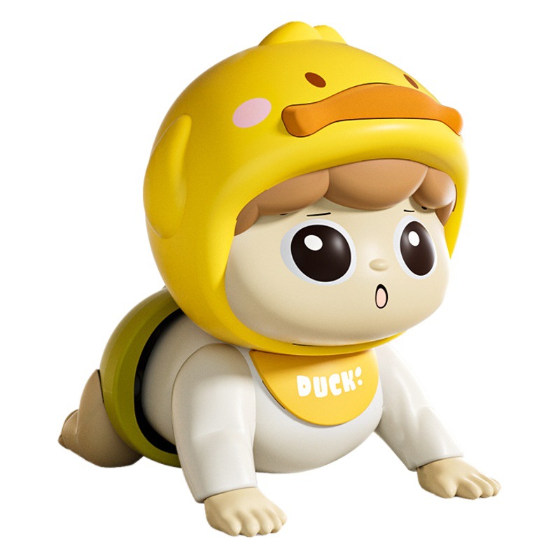 Newborn baby learning crawling toys baby climbing baby practice head-up artifact electric climbing baby guide toddler 0-1 years old