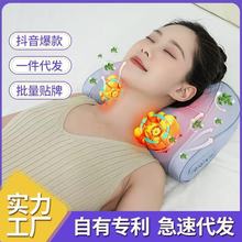 按摩枕颈椎按摩器背部车载热敷腰靠腰椎颈椎部按摩靠枕仪肩颈靠垫