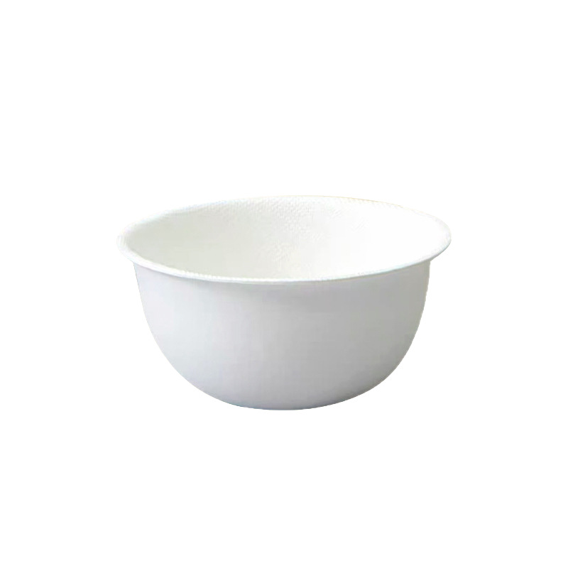 Yogurt shaker taza pulpa desechable pequeño tazón blanco con cubierta taza de papel de helado dulce tazón ecológico degradable