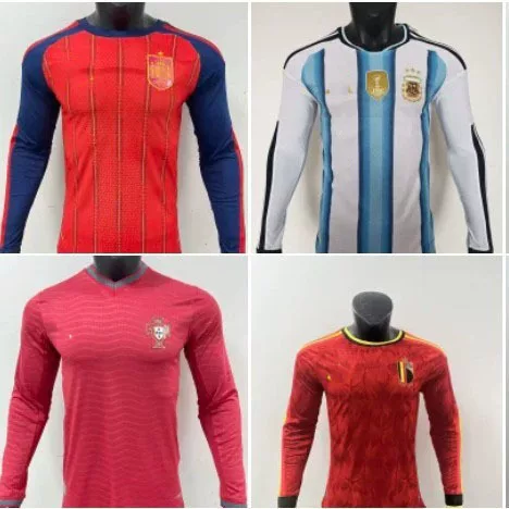2526 Новый клуб длинный рукав футбольная майка AS Nabasa Tottenham Manchester City AC Milan Inter Milan