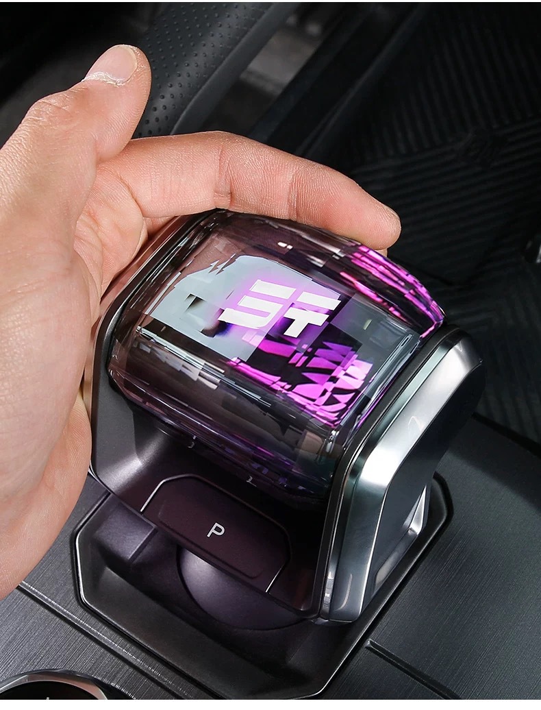 Suitable for Chery Jetour Traveler/Shanhai T2 Modified Crystal Gear Shift Knob with Seven-Color Illuminated Armrest