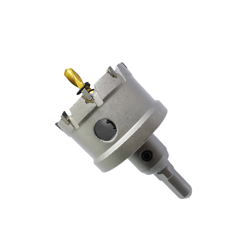 不锈钢专用镶合金开孔器镀钛钨钢头扩孔钻30 31 32-35-45-48-50