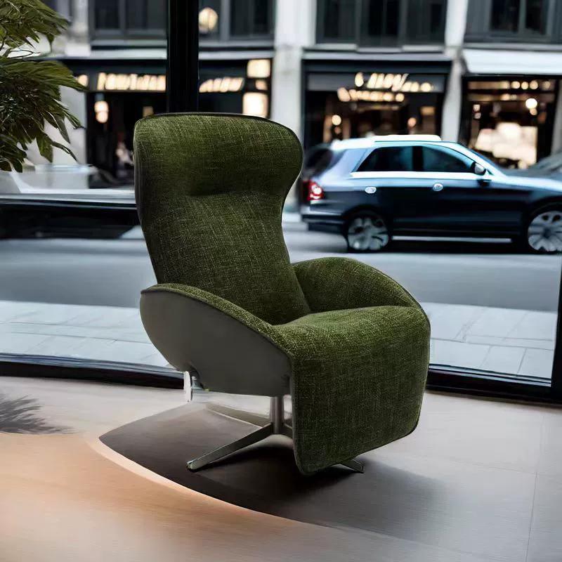 Silla de gravedad cero diseñador de lujo ligero italiano nuevo balcón sala de estar de alta definición sillón de almuerzo sofá individual