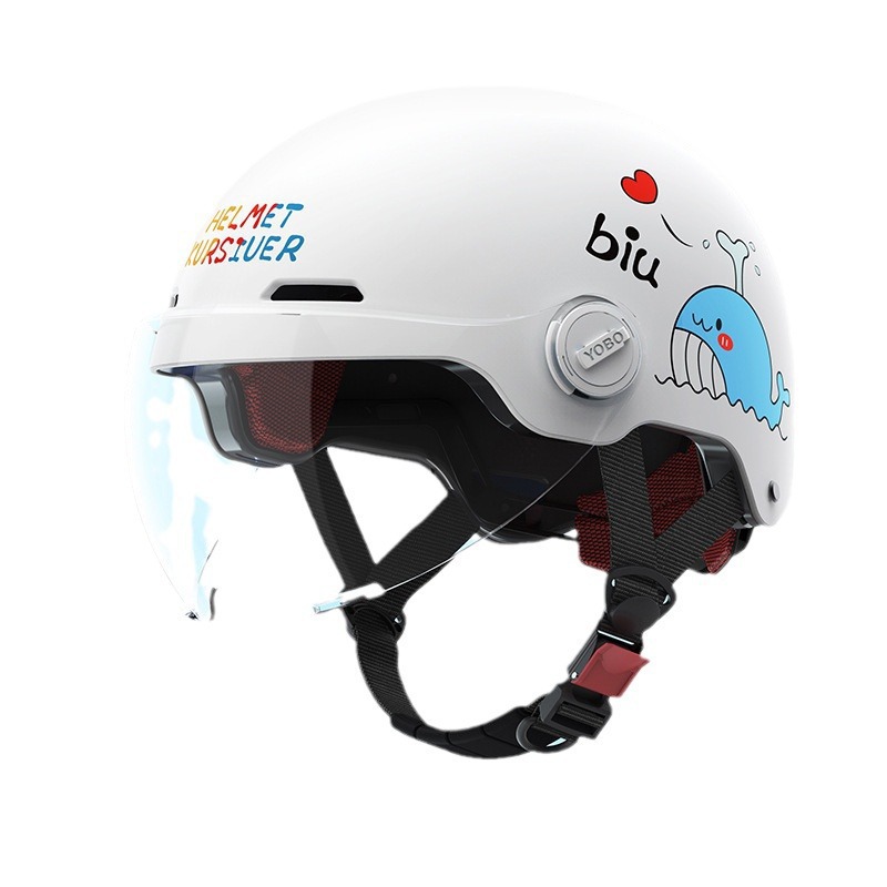 Casco 3c certificado casco infantil 6 - 12 años de verano ventilado patineta ventilado casco de bicicleta eléctrica