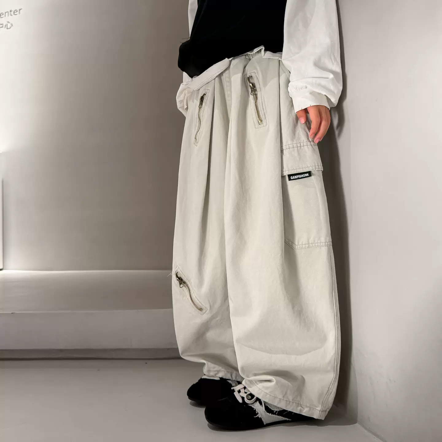 男童裤子春秋款2026新款中大儿童春季弯刀裤男孩春装直筒工装裤潮