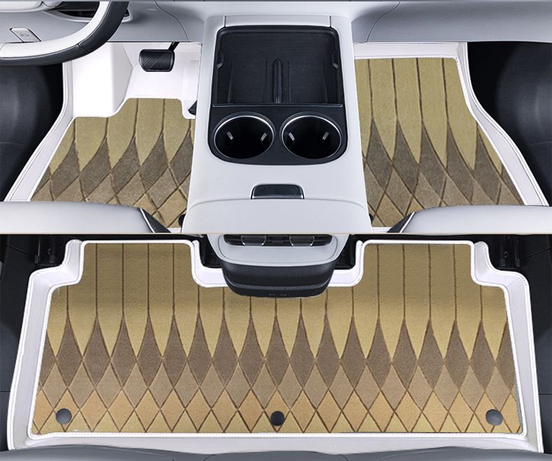 Applicable to Xiaopeng g6 Foot Pad Surrounding Xiaopeng p7/p5 Interior Accessories Cashmere Blanket Car Foot Pad