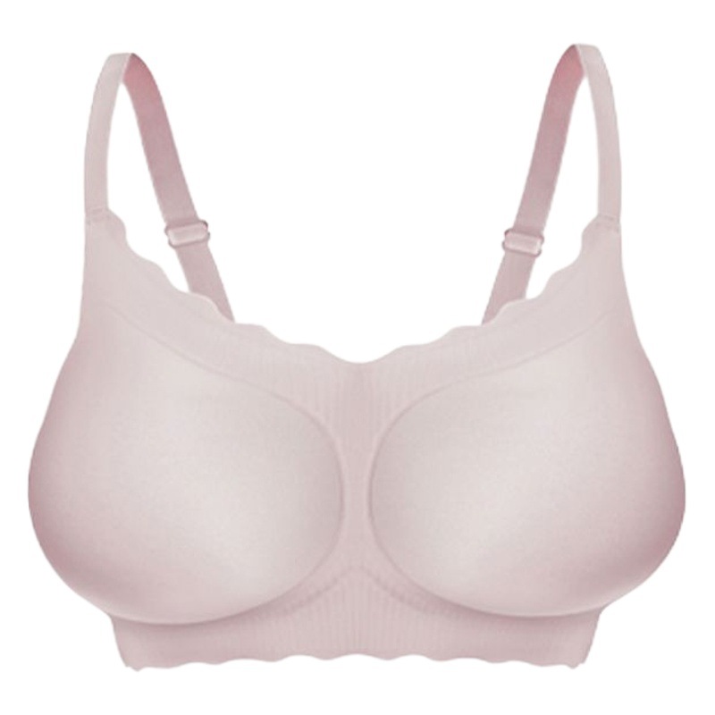 Taza de expansión tira de jalea soporte suave sujetador pequeño pecho de las mujeres empuja hacia arriba grande sin costuras puro deseo dibujos animados pecho engrosado sujetador