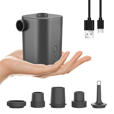 and Deflating Air Beds and – Hava nasosu - texture-gray-charging-flagship-to-send-five-air-nozzle-data-cable-storage-bag-custom-color
