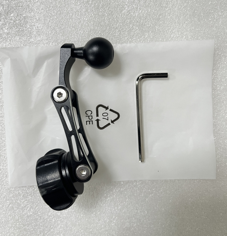 Mingka C19 Car Mount Phone Extension Rod Air Vent Dashboard Car Adapter 17mm Ball Head Extended Base
