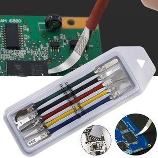 5-in-1 disassembly CPU scraper pry knife stick disassembly mobile phone repair motherboard chip shovel knife glue removal tool suit