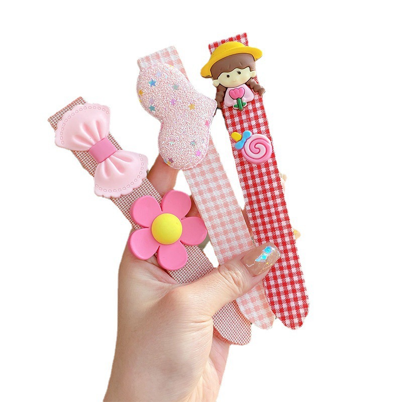 Pelo roto para niños Velcro diadema niña estrella Delu flequillo pegatinas pelo roto artefacto bebé diadema accesorios para el cabello