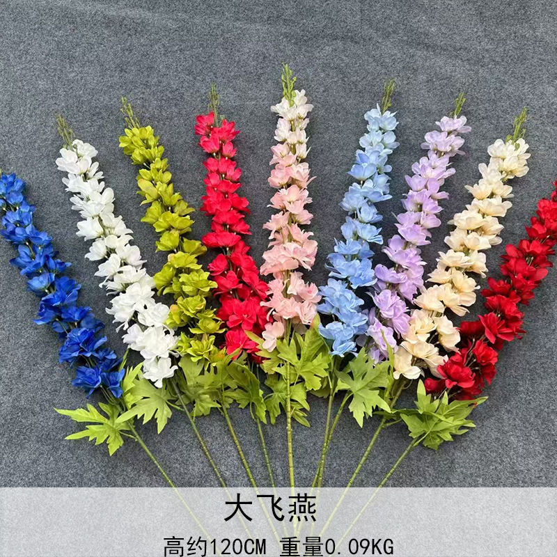 Jacinto Super gran rama mil orquídea salón de bodas arreglo floral decoración alta flor material de Flor Alta rama alta golondrina voladora grande anti-Flor artificial