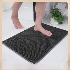 雪尼爾地墊門墊家用臥室進門腳墊衛生間浴室防滑墊門口吸水地毯