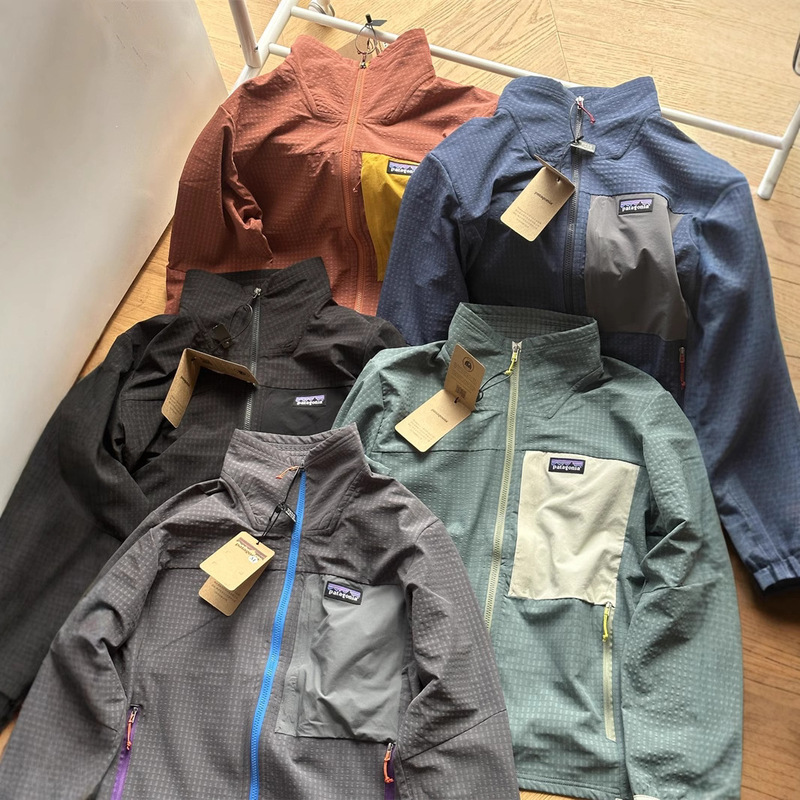 Cross-border Foreign Trade Pata Bata Lapel Thin Jacket for Men and Women Couple R2 Series Outdoor Functional Sunscreen Jacket