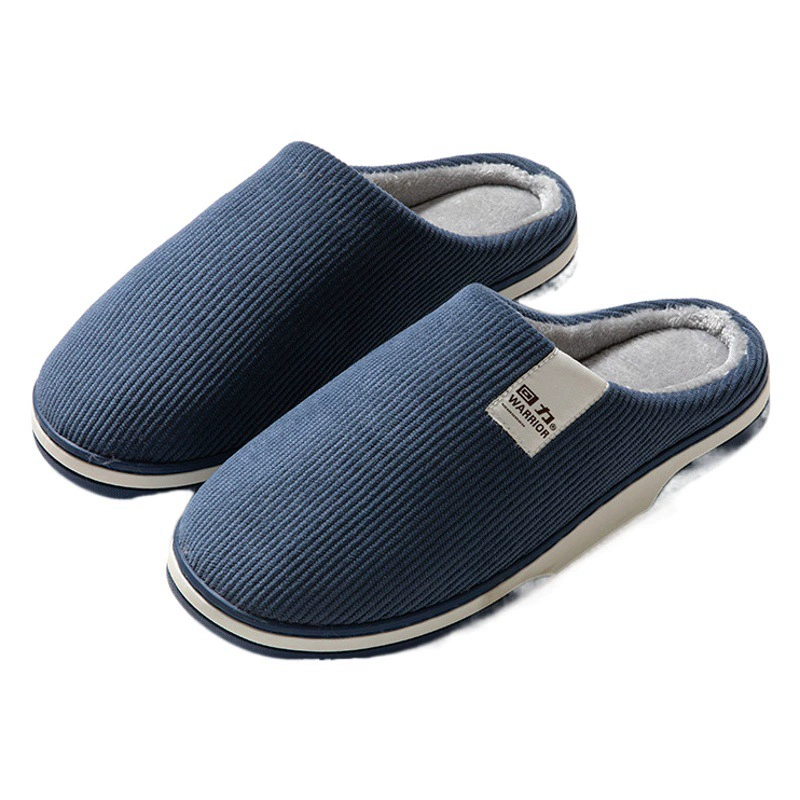 Простой откат в зимнем помещении для мужчин и женщин противоскользящие шерстяные волосы теплые и толстые подошвы для пар не вонючие домашние хлопчатобумажные тапочки