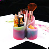 Crystal, epoxy resin, cosmetic storage box, dressing table, pens holder, silicone mold, three in one, wholesale