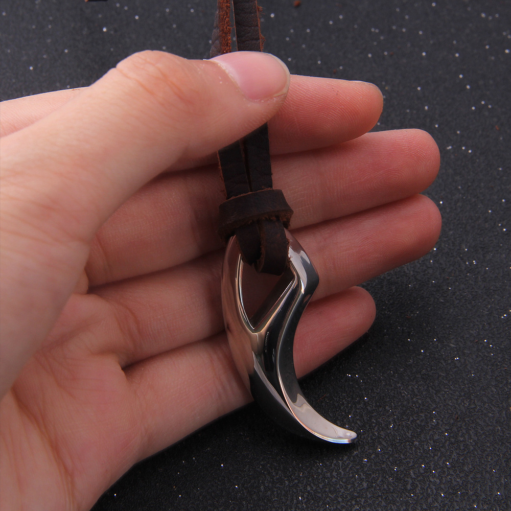 Wolf Tooth Pendant Necklace Image 3