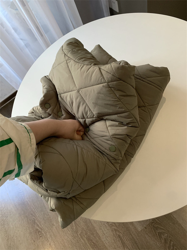 出K整单 叠穿神器！科技高效保暖棉情侣款棉衣复古山系绗棉棉服男|undefined