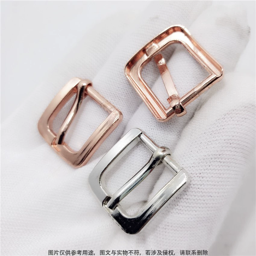 Внутренний диаметр 15 мм, пряжка из розового золота, популярная высококачественная литая пряжка для обуви из сплава, индивидуальные аксессуары для обуви от производителя Shishi.