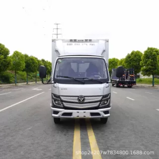 福田欧马可3.8米冷藏车 食品保鲜车鲜果蔬菜冷链运输车小型保温车