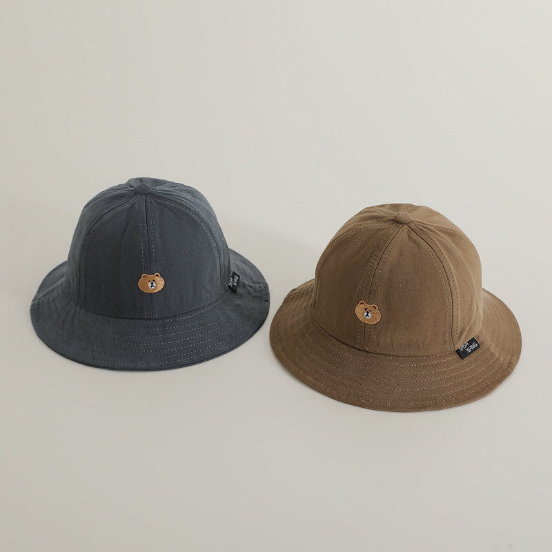Sombrero bebé para niños primavera y otoño nuevo lindo sombrero pescador sombrero de otoño para niños sombrero de bañera para niños sombrero de sol universal