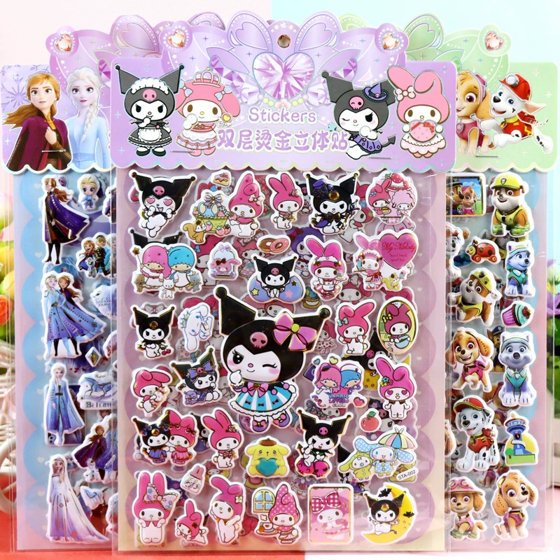 Новый клубничный медведь Куломи Мелоди Замороженные Принцесса одеваются наклейки животных пузырь наклейки Ultraman