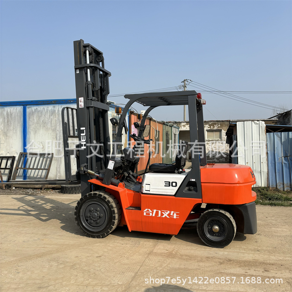 二手叉车小松3吨厂家直销2吨5吨3.5吨软抱夹侧移摆动合力叉车