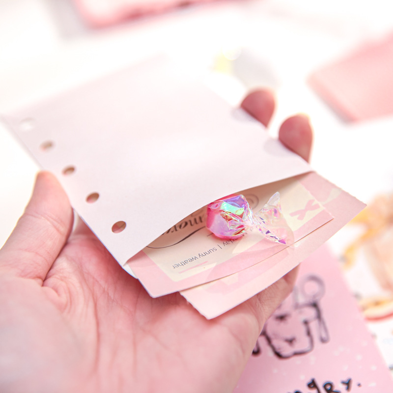 Mr. Paper M5 bolsa de almacenamiento de notas de día diez series de recuerdos de estudiantes coreanos en bolsa de notas de notas