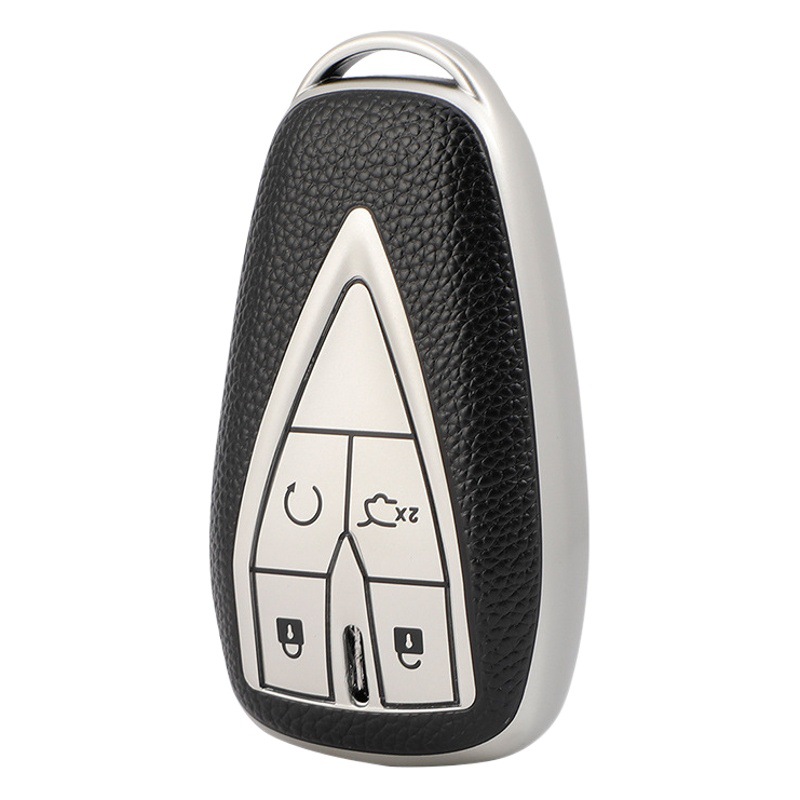 Adecuado para Chang'an Auchan X5 clave caso Auchan X7/x7EV coche clave caso hebilla de control remoto de protección Shell