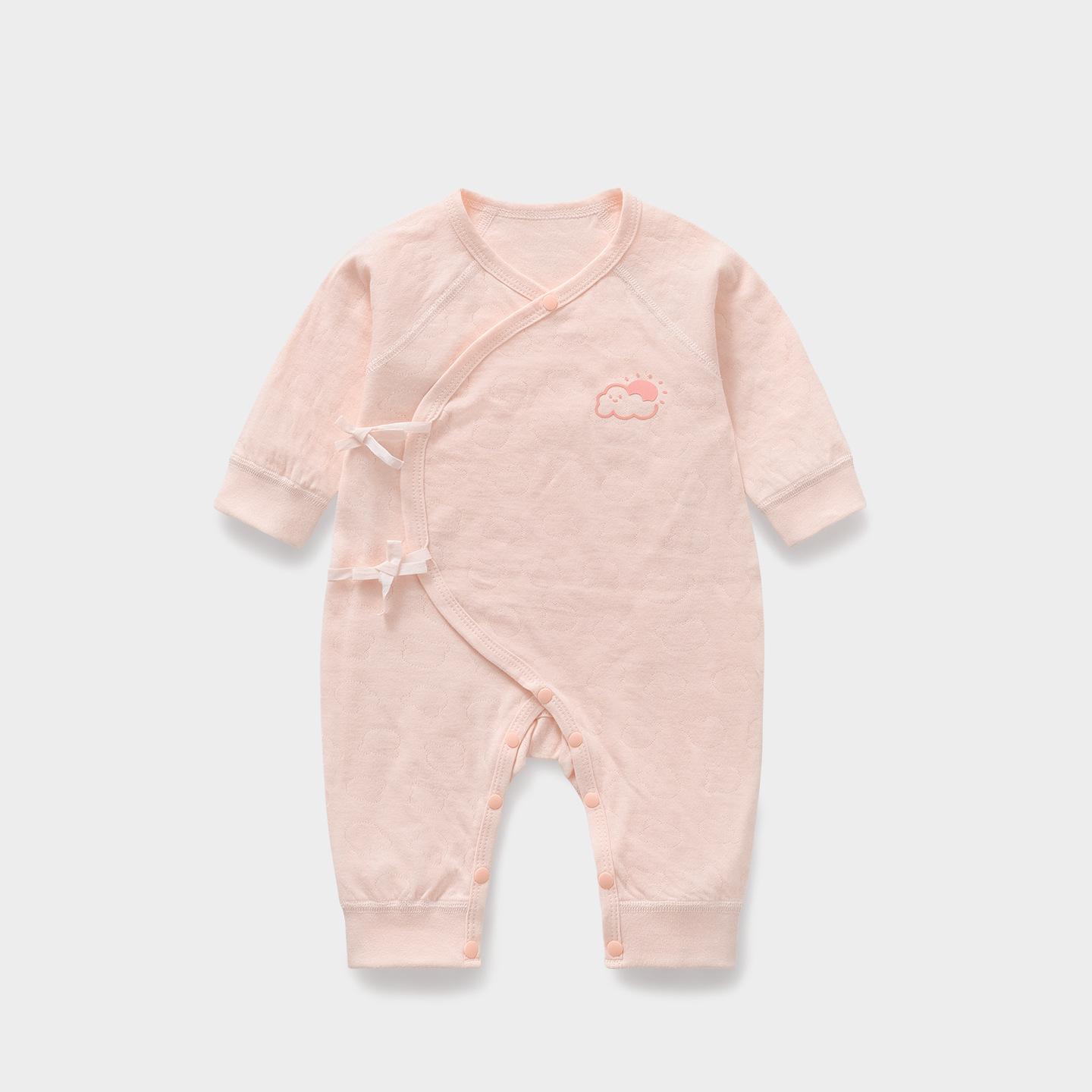 Ropa de bebé recién nacido primavera y otoño nacido algodón 0 delgado marzo monje bottom harpa recién nacido bata bata