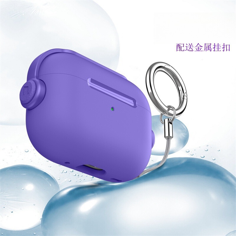 Suitable for airpods4 protective case airpod4 apple earphones case with lock buckle ipods third generation 2024 new