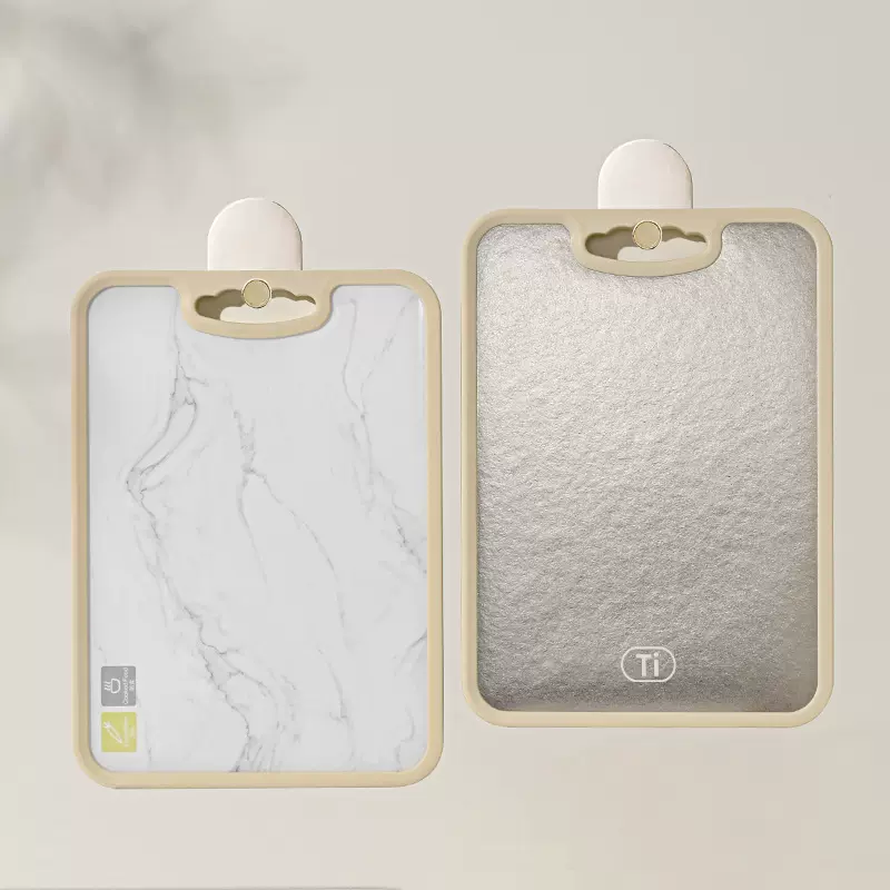 钛菜板纯钛抗菌菜板厨房生熟分切双面砧板家用防霉案板水果切菜板