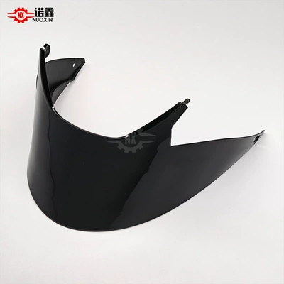 Suitable for R50S helmet large tail accessories non-destructive installation screw multi-color selection and matching (Dəbilqə (Kaska) aksesuarları) - r50s-large-rear-wing-glossy-black