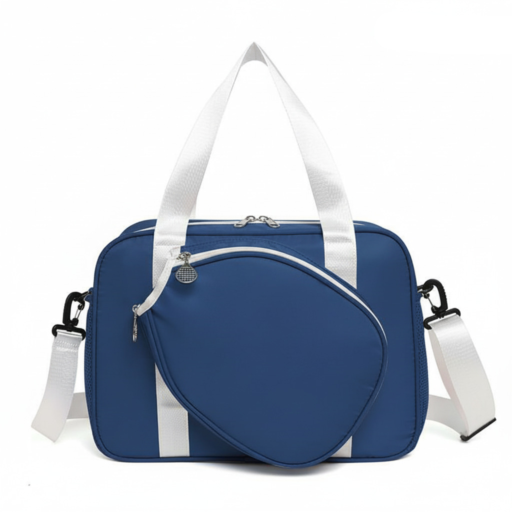 Bolsa de tenis de gran capacidad de almacenamiento de hombro único bolso de pelota bolso de mano doble hombro bolso de bádminton femenino de alto valor image 11