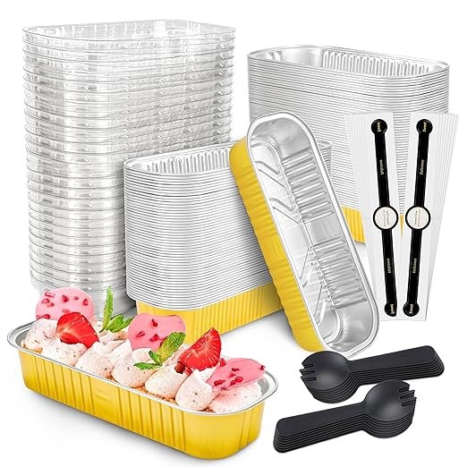 Embalaje transfronterizo caja de papel de aluminio aire freidora especial horno horneado bandeja de horneado rectangular caja de queso durian