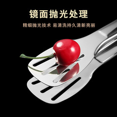 GDAY Thick Bread Sandwich with Stainless Steel Food Tongs Home Kitchen Fry Steak Mantou Bread Food Grilled Meat Sandwich