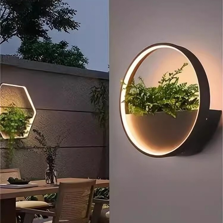 Outdoor wall lamp outdoor waterproof Villa exterior wall new Chinese style garden entrance wall terrace decoration wall lamp garden lamp