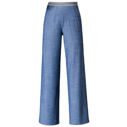 Women's High-Waisted Slimming Casual Tapered Wide Leg Pants with Sheer Fabric Loose 8-Finger Long Summer Thin 9-Finger Pants