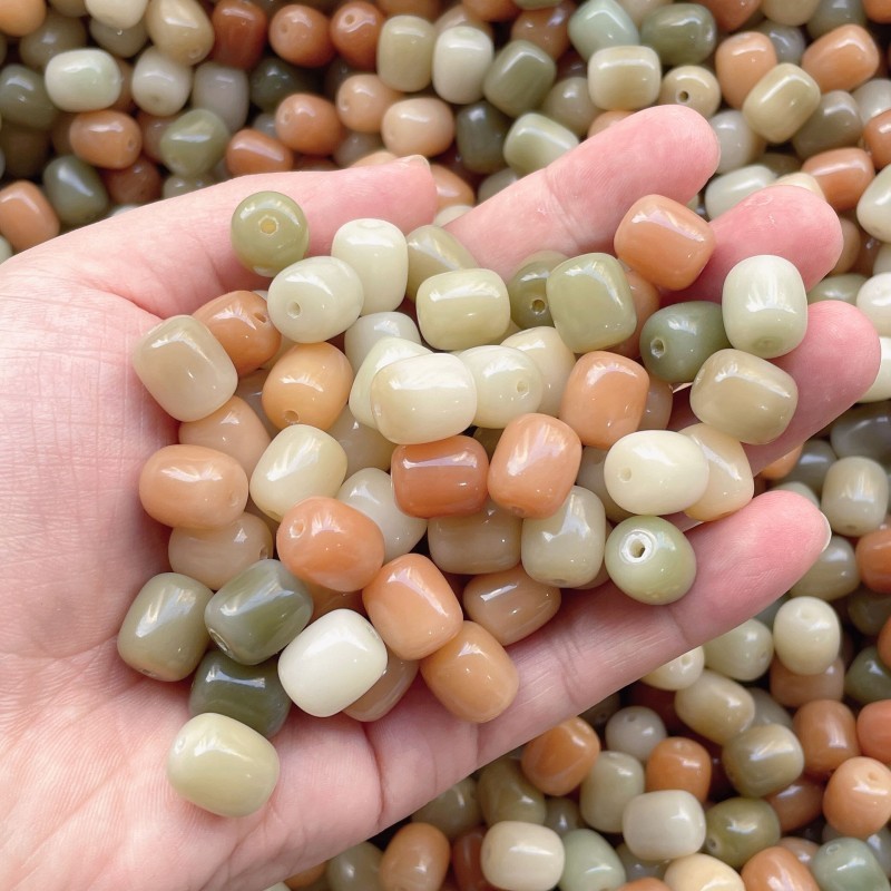新商品の小さい餅の多い宝色の古い材料の乾磨の散珠は指の柔らかい菩提を巻きます。|undefined