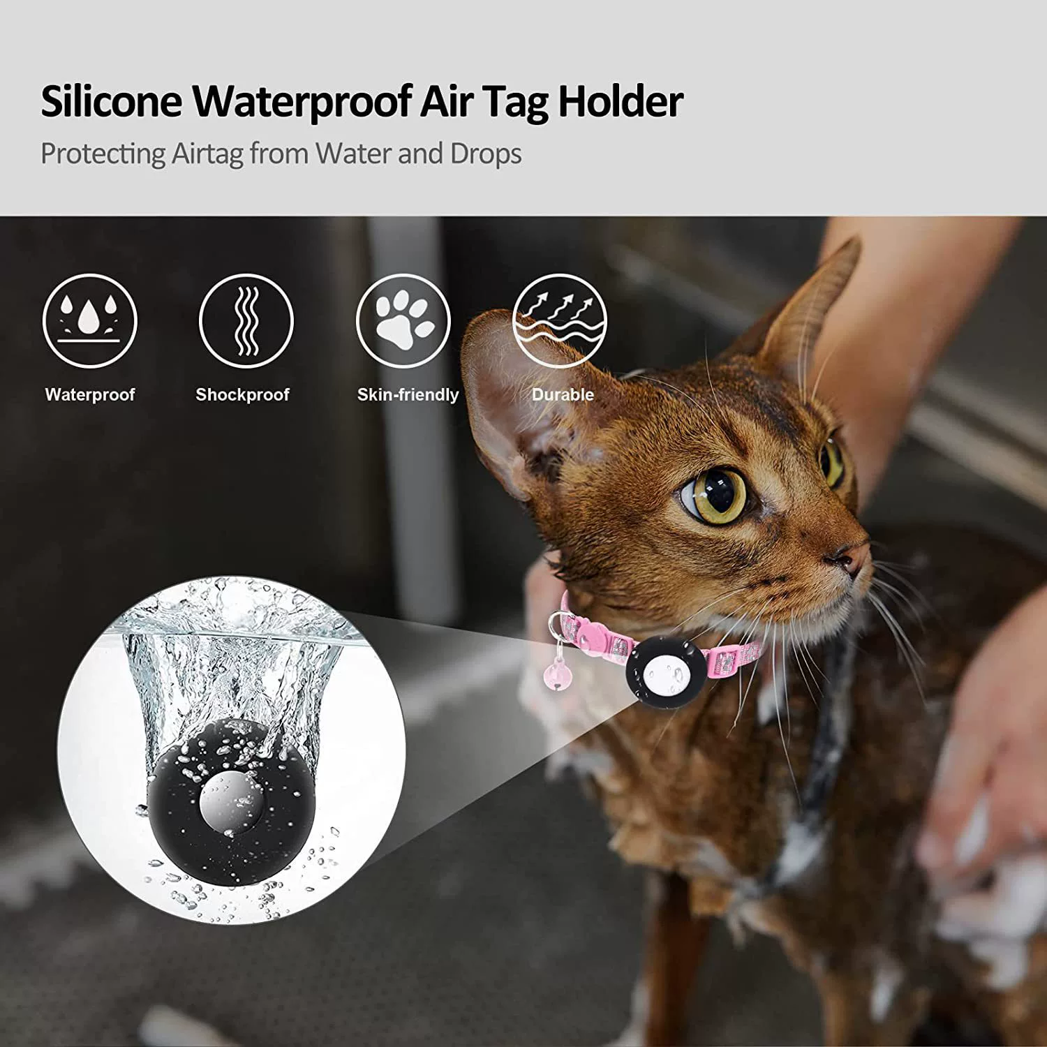 Apple, protective case, silicone rubber sleeve, safe choker, Amazon, cat