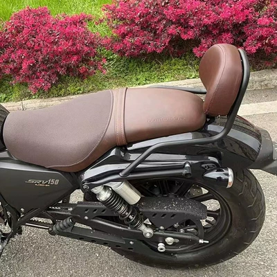 Suitable for Qianjiang QJ Motorcycle tail - qianjiang-flash-150-new-rear-backrest-brown-cushion