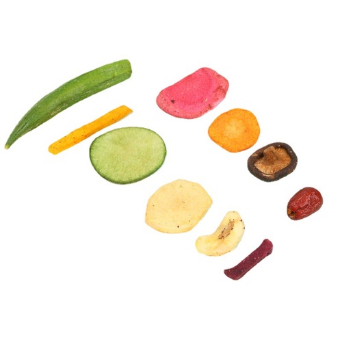 Export Assorted Fruit and Vegetable Crisps Mixed Packaging Dehydrated Vegetable and Fruit Crisps Comprehensive Fruit and Vegetable Dried Fruits and Vegetables Crisps