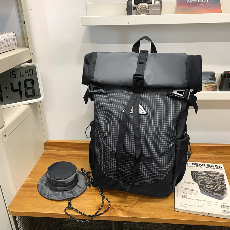 Походный рюкзак для мужчин и женщин, легкая водонепроницаемая дорожная сумка большой вместимости для кемпинга, спортивный рюкзак на открытом воздухе