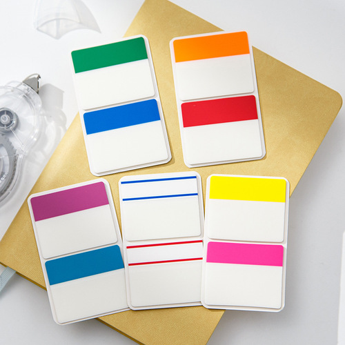 Fluorescent color label stickers textbook index stickers student bookmark stickers mark stickers instruction stickers ins sticky note stickers