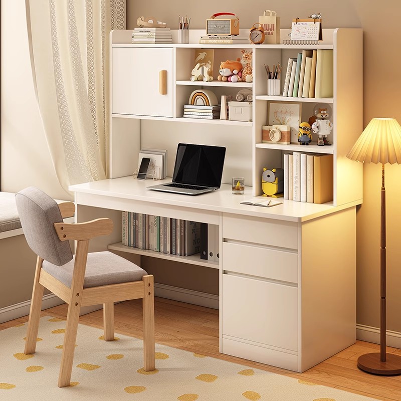 escritorio de computadora de madera maciza estante de libros escritorio de escritorio para estudiantes de secundaria en el dormitorio escritorio escritorio de estudio escritorio de escritorio