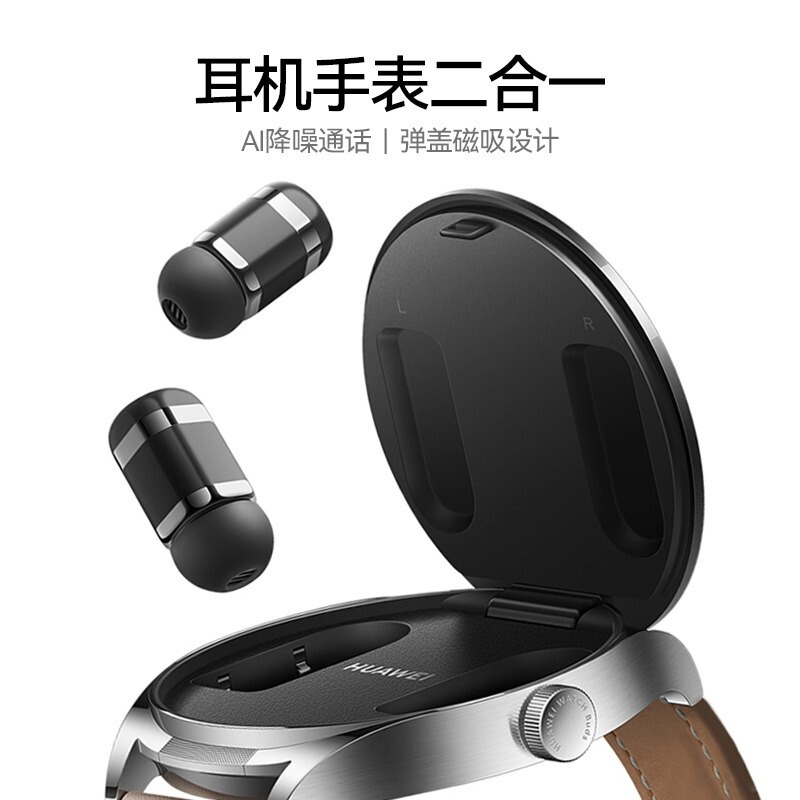 Cross-Border High-Definition Amoled Bluetooth Headset Two-In-One Information Push Notification Step Counting Heart Rate Monitoring Sports Smart Watch