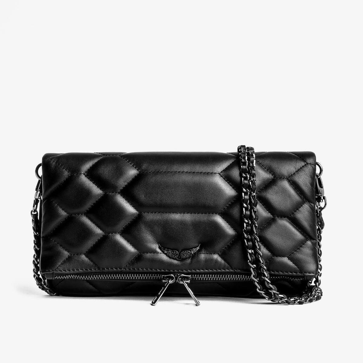 Checkered new embroidery black