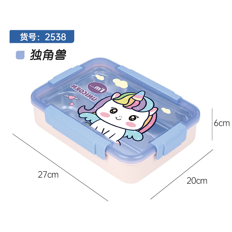 2538 caja de almuerzo Unicornio